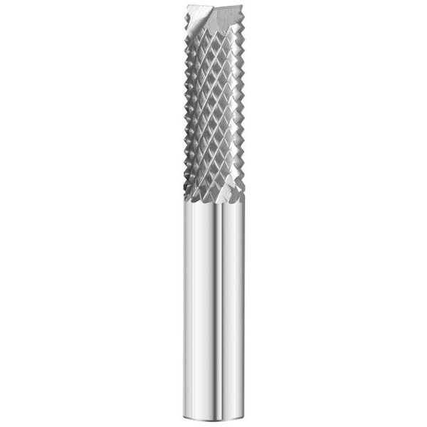 Fullerton Tool 2-Flute - 28° Helix - 5600 MATRX Burr Routers, RH Spiral, Style C - End Mill Type End Cu, 1/2 25217